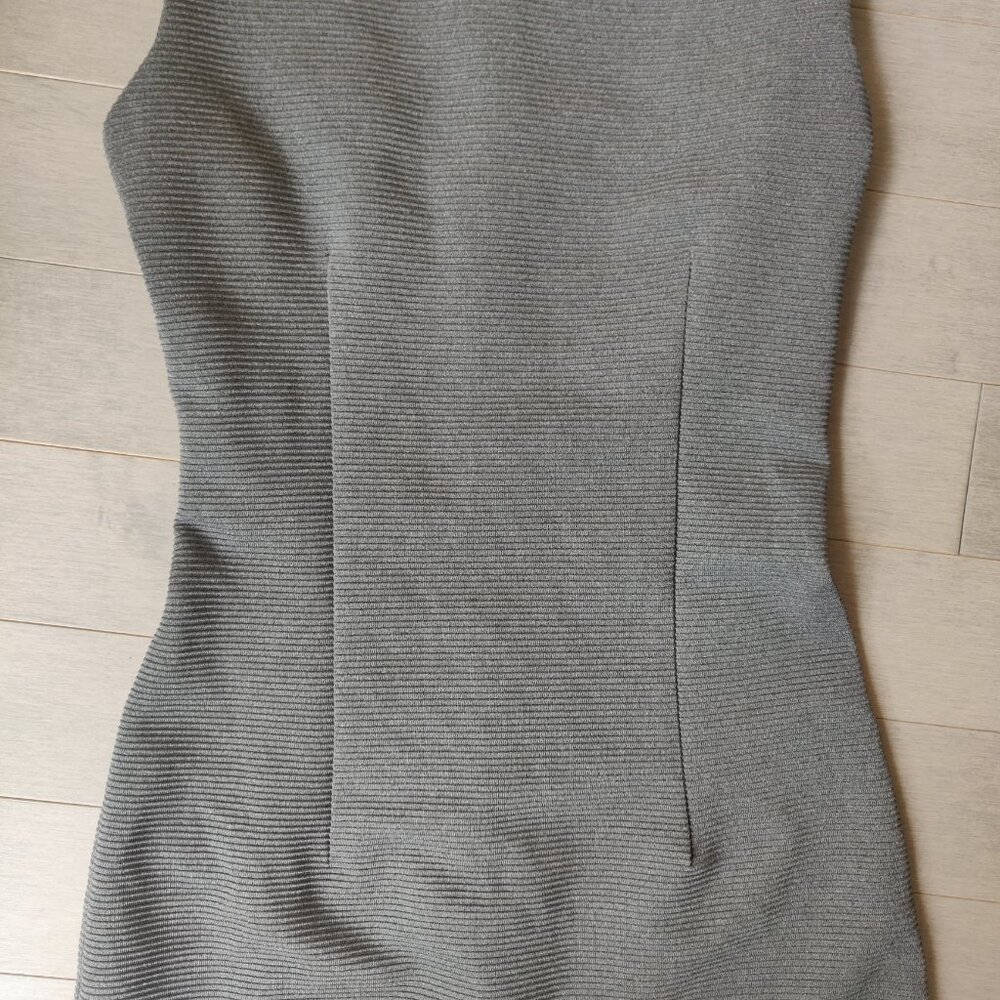 Mango Suit Sleeveless Tube Bodycon Ribbed Midi Dress Size Extra-Small - Picture 6 of 13